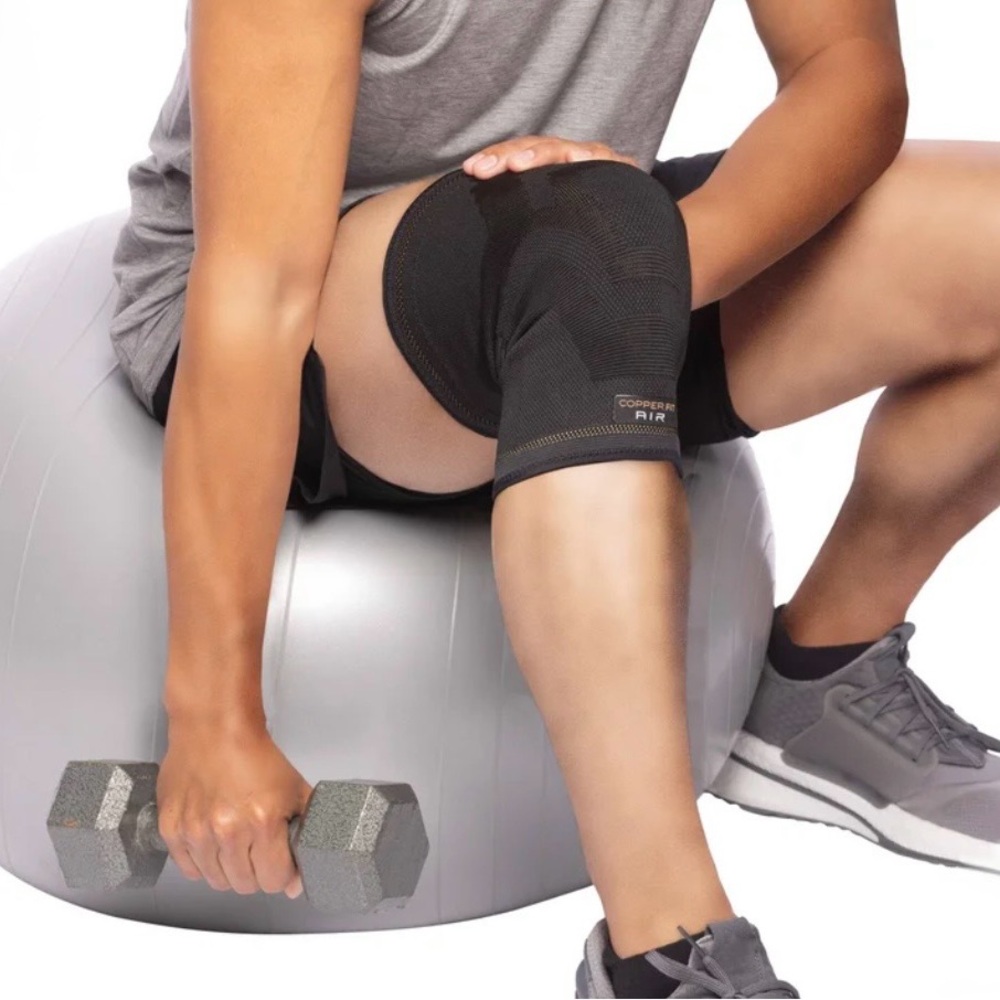 Cooper Fit Elite Air Knee Sleeve S/M Black Compression New Open Box Pair